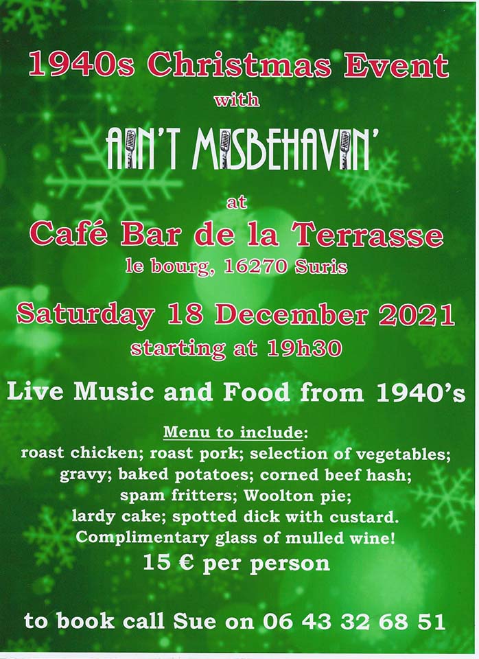1940s Christmas Event Ain't Misbehavin' 2021