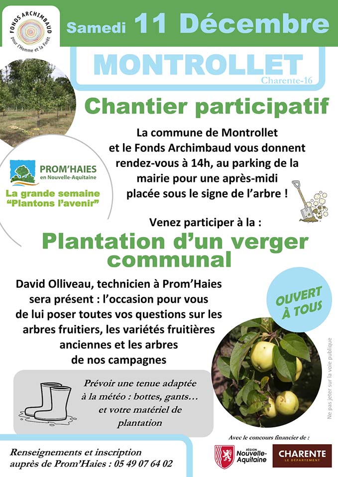 Chantier participatif - Montrollet 2021